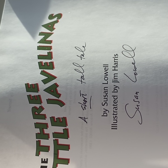 đź’•Autographed First Printing The Three Little Javelinas - Picture 3 of 7